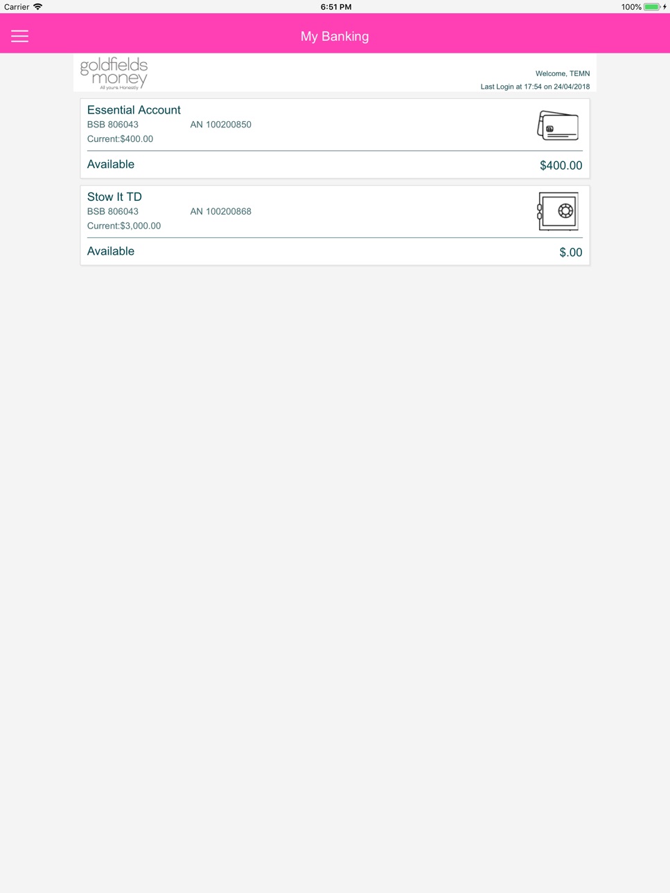 iPad screenshot