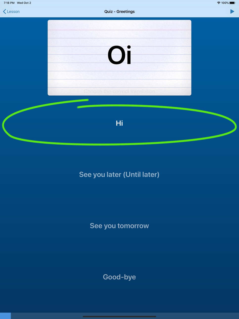 iPad screenshot