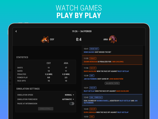 Puck Drop: Hockey Manager iPad screenshot 3 - Games app