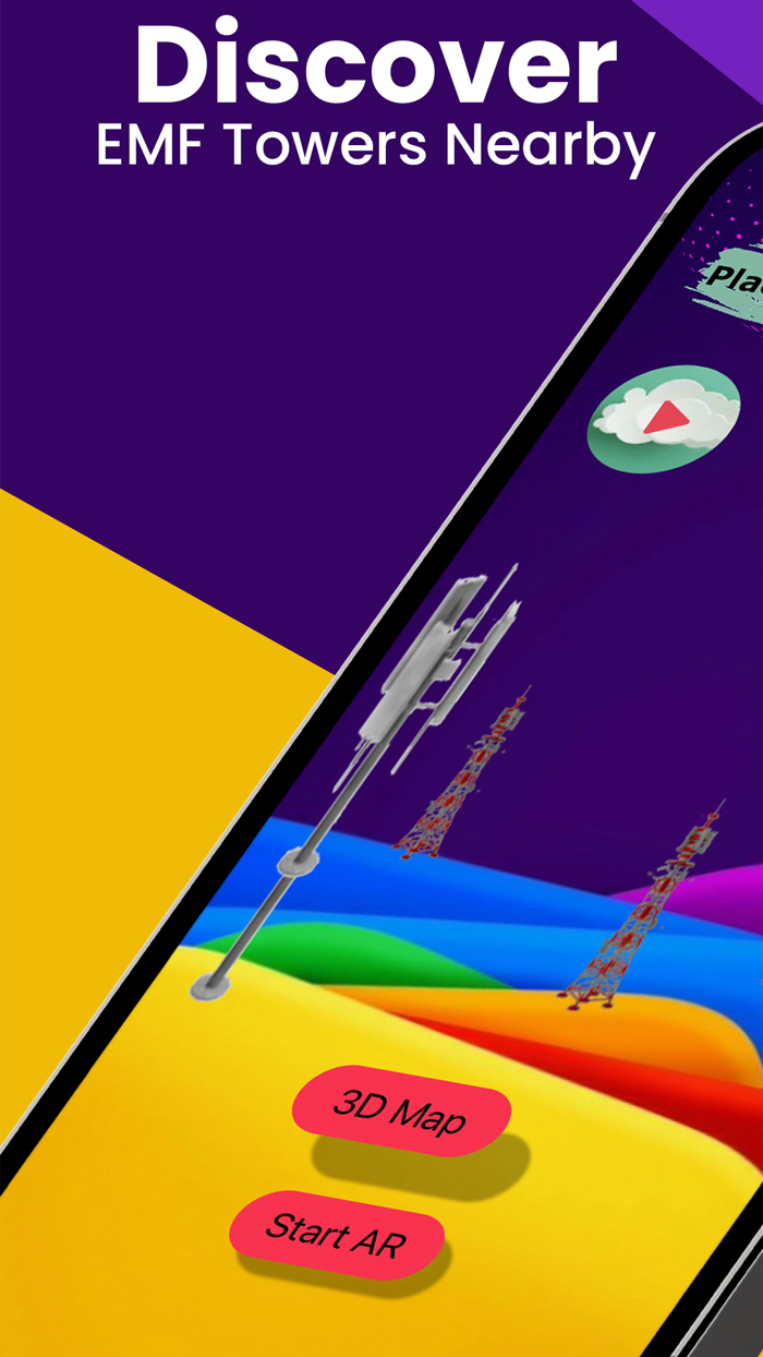 Cell Tower EMF Locator LTE Map