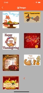 Happy Thanksgiving Day Gif SMS screenshot #3 for iPhone