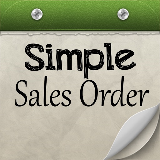 Simple Sales Order