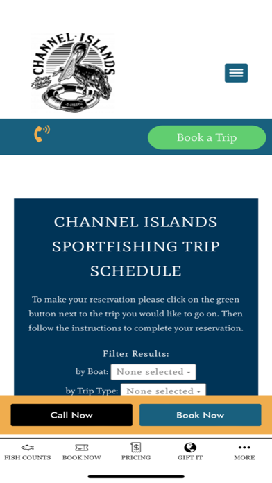 Channel Islands Sportfishing Screenshot