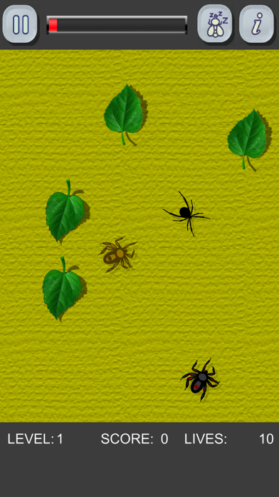 Kill the spiders! But do not touch the "Black Widow" (ad-free) screenshot 5