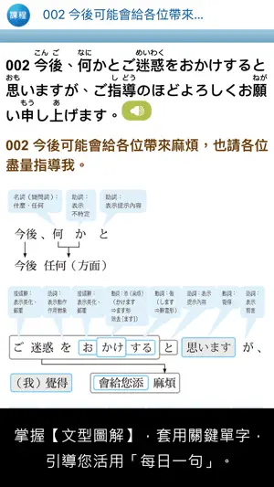 大家學標準日本語【每日一句】商務會話篇 screenshot 3