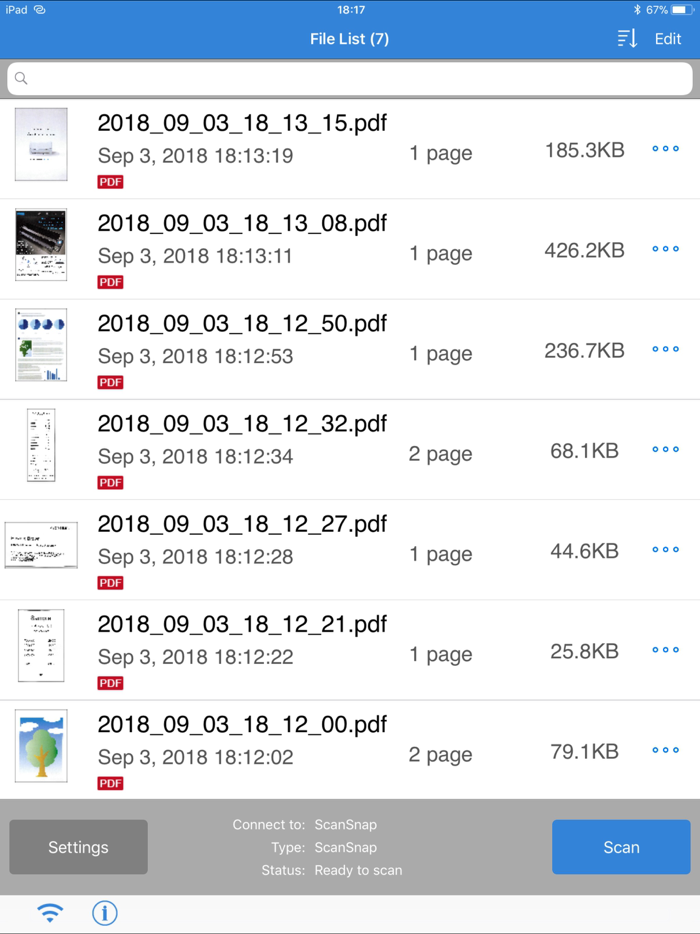 ScanSnap Connect Application