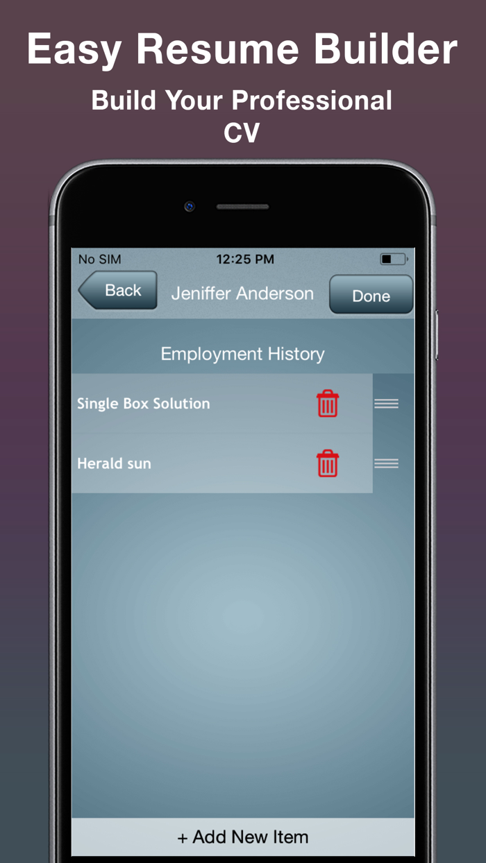 Easy Resume Builder  CV Maker