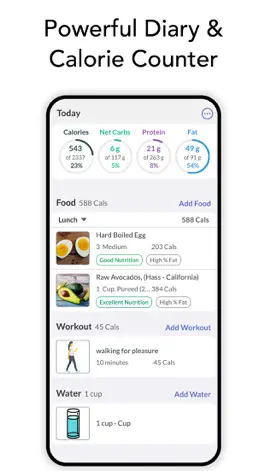 Game screenshot Carb & Keto Manager - Aspire apk