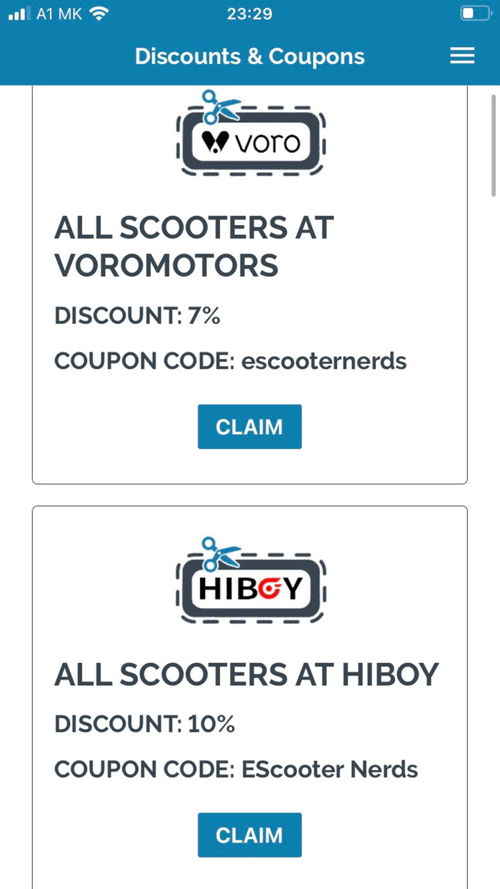 Electric Scooter Universal App
