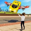 Flying Taxi Driving Car Game icon