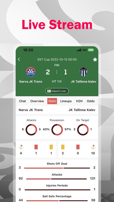 Calfscore-Football Scores live Screenshot