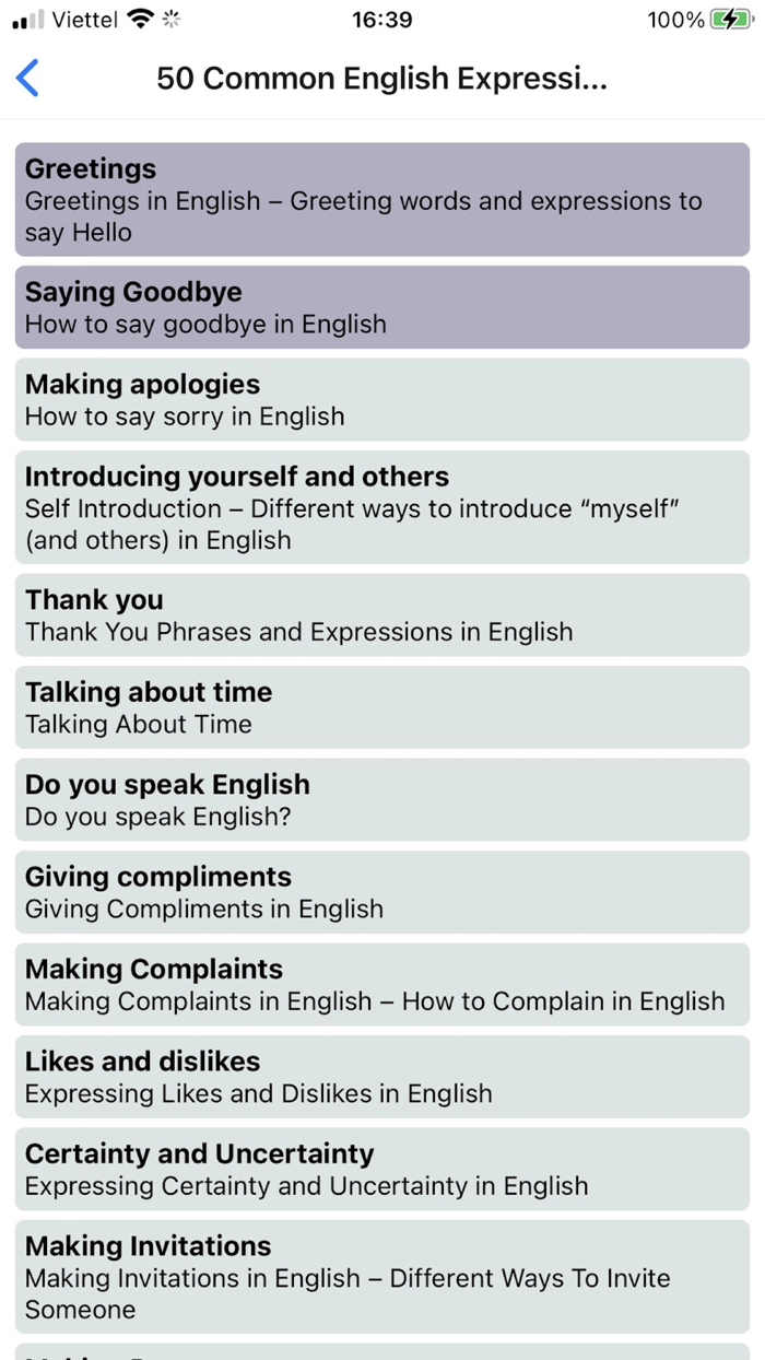 Basic English Speaking