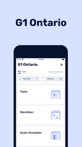 Game screenshot G1 Driving Test - Ontario 2023 apk