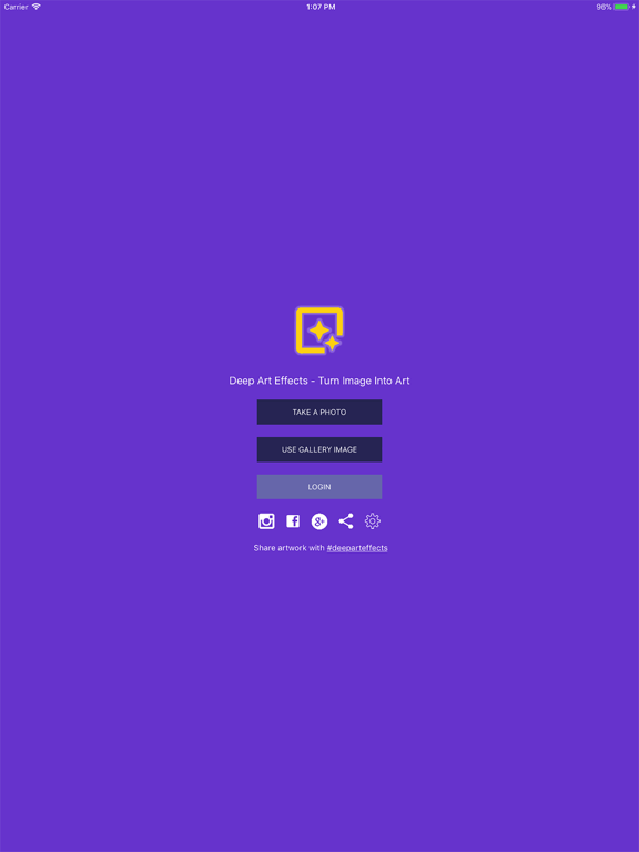 DeepArtEffects AI Photo Editor iPad screenshot 2 - Photo & Video app