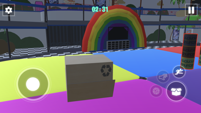 Rainbow Green Monster Screenshot