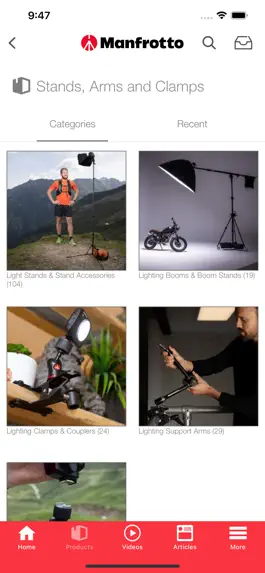 Game screenshot Manfrotto Lighting Catalogue apk