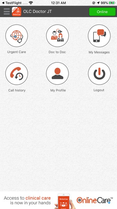 OnlineCare Doc Screenshot