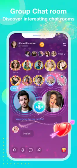 Game screenshot KKchat-Group voice chat rooms apk