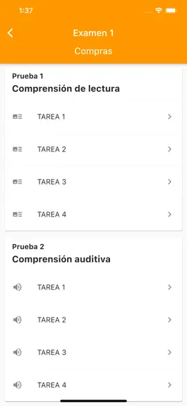 Game screenshot DELE A2 Spanish Examen1 apk