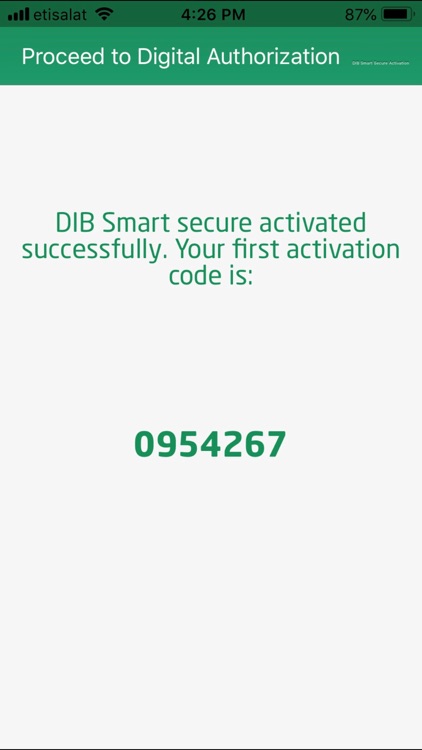 DIB Digital Authorization