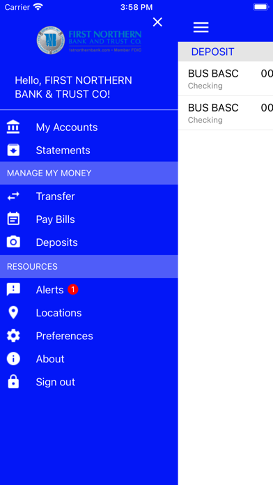 First Northern Bank - Mobile Screenshot