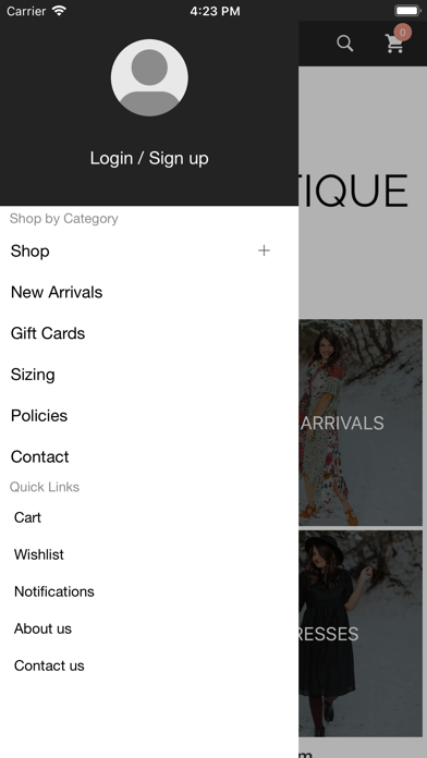 Lettie Boutique Screenshot