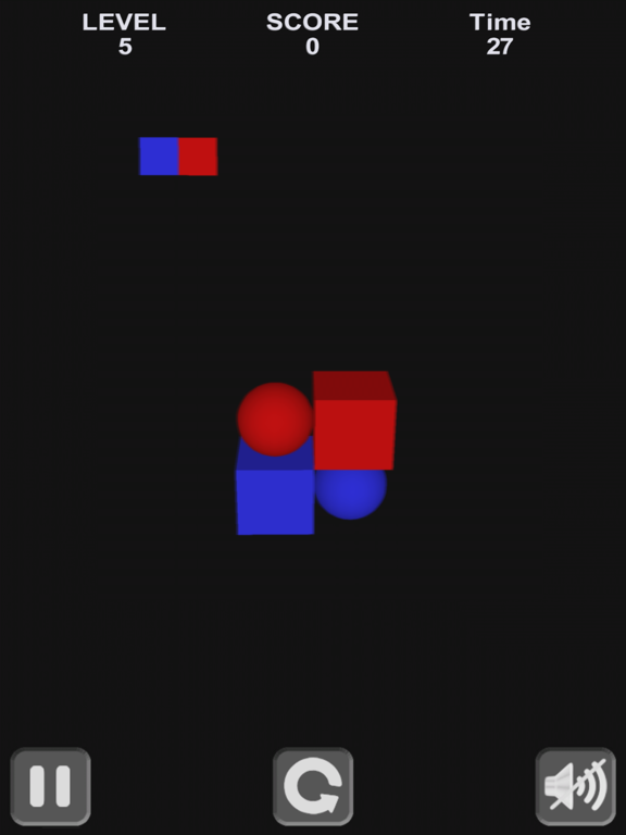 Cube & Sphere 3D iPad screenshot