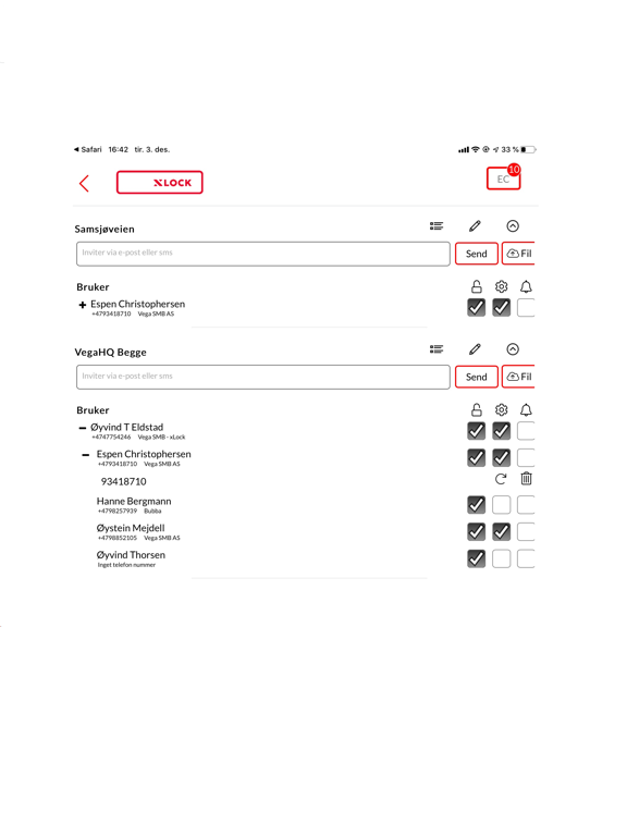 xLock iPad screenshot