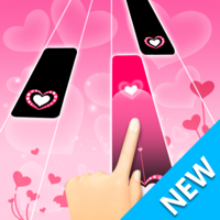 Pink Tiles Piano Game