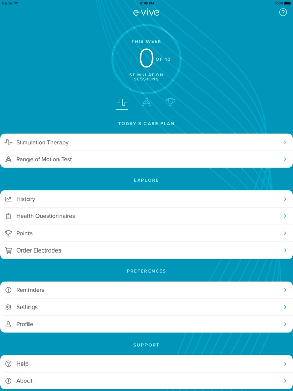 CyMedica e-vive iPad screenshot 1 - Medical app