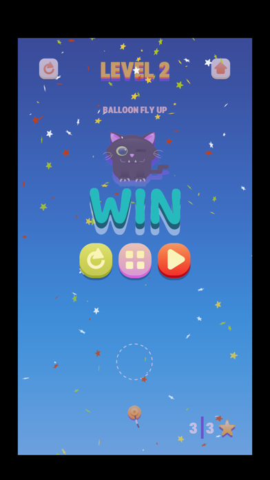 Cut Candy Ropes: Feed The Cat Screenshot