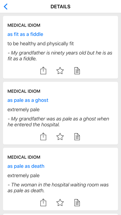 Medical & Color idioms Screenshot