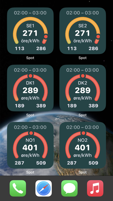 Spot – Electricity prices Screenshot