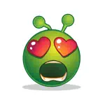 Green Smiley Emoji Stickers App Positive Reviews