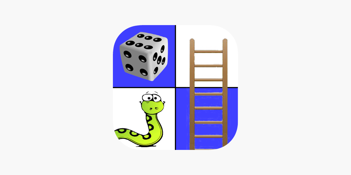 Modelo de jogo de cobra e escadas com tema de natal