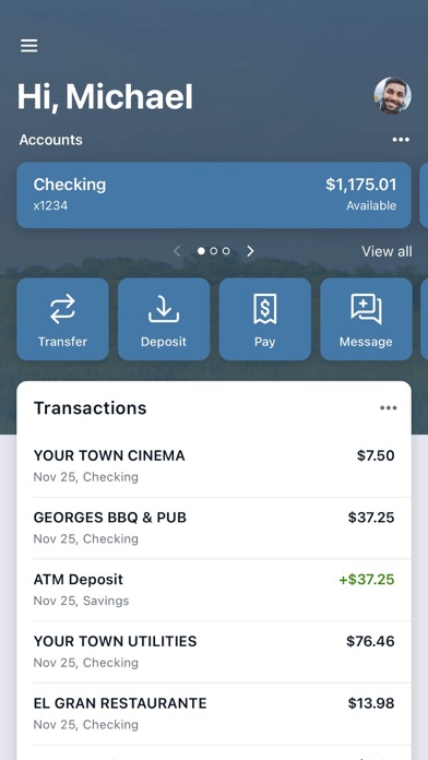 Grant County State Bank Screenshot