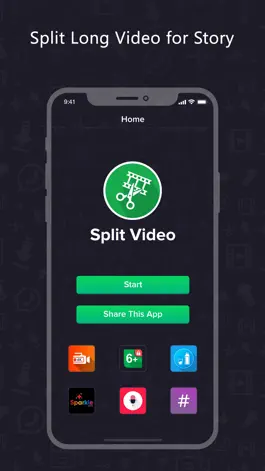 Game screenshot Разделение видео для Социально mod apk