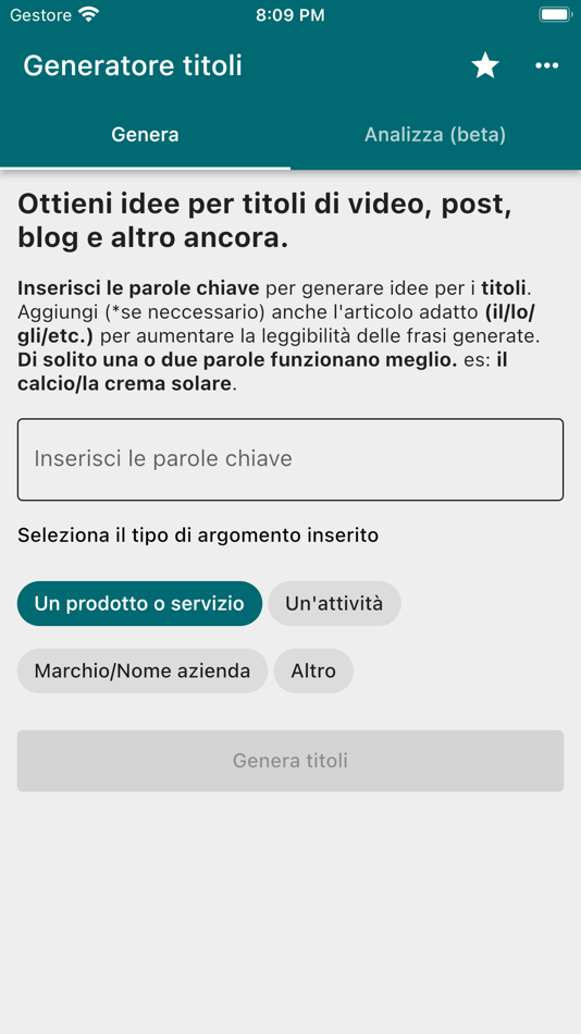#1. Generatore titoli (iOS) 由: Marius Gabriel Magadan