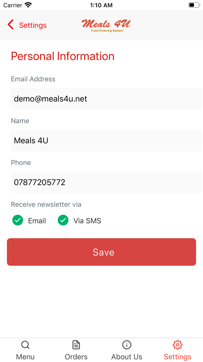 Meals 4U.net