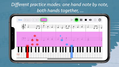 Screenshot #2 pour PianoTutor: jouer et apprendre