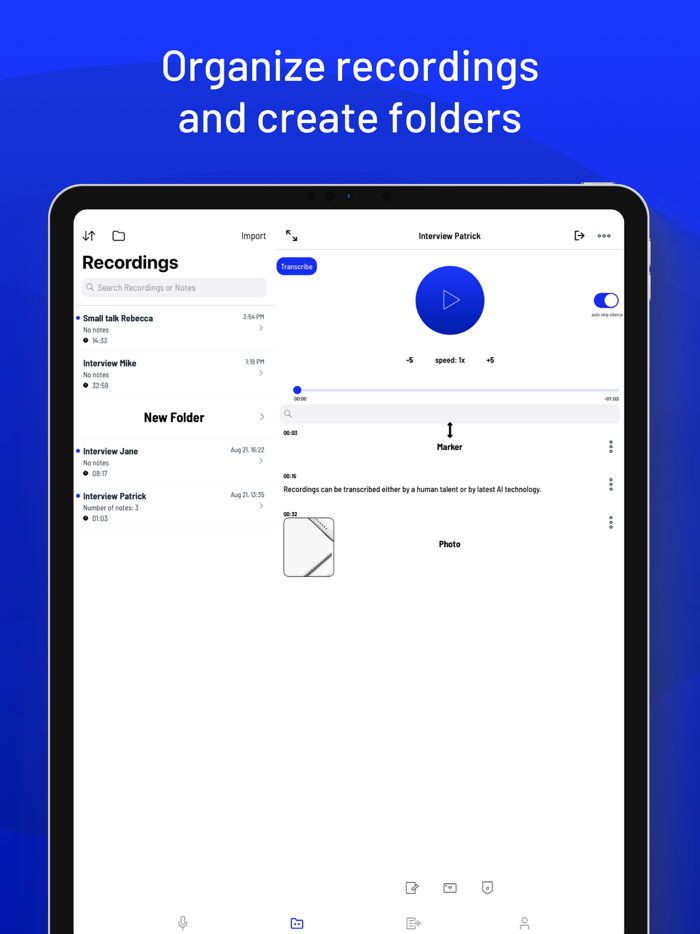 360 Writer - Voice Recorder
