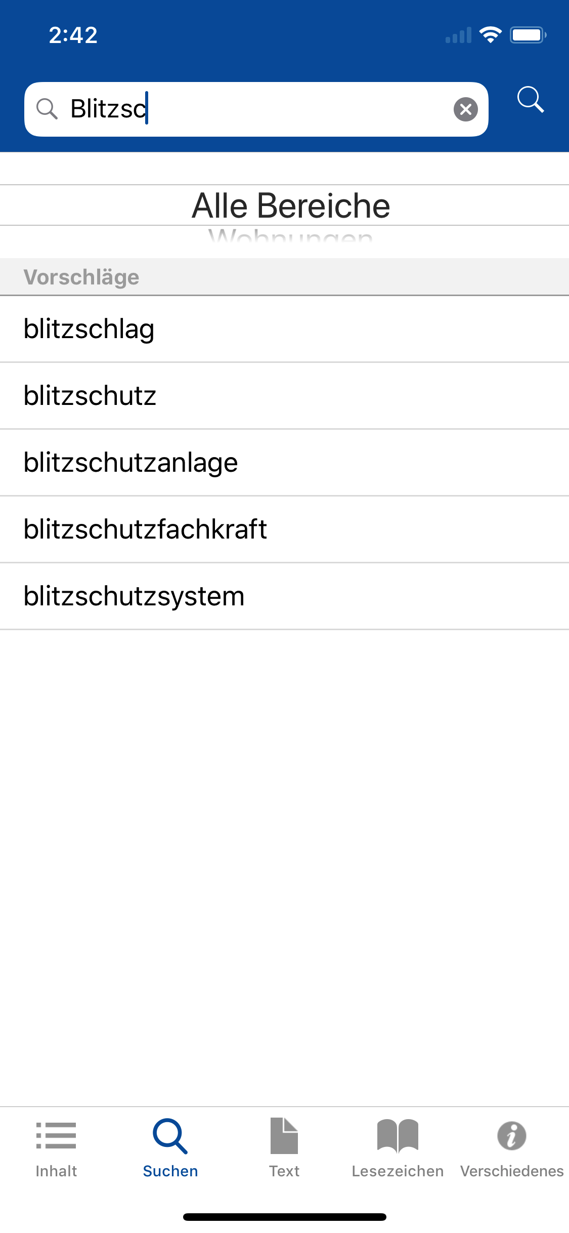 VDE Normenauskunft screenshot 3