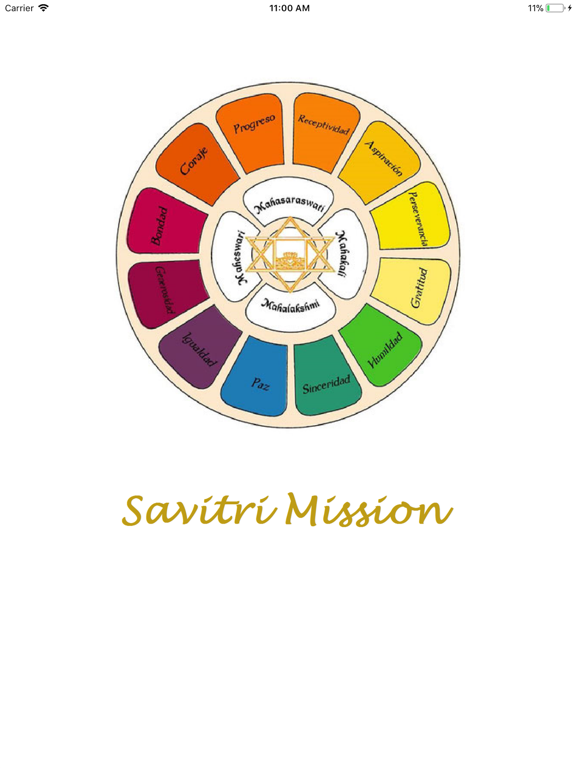 Savitri Mission iPad screenshot 1 - Music app