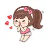 Cute Girl Stickers - WASticker negative reviews, comments