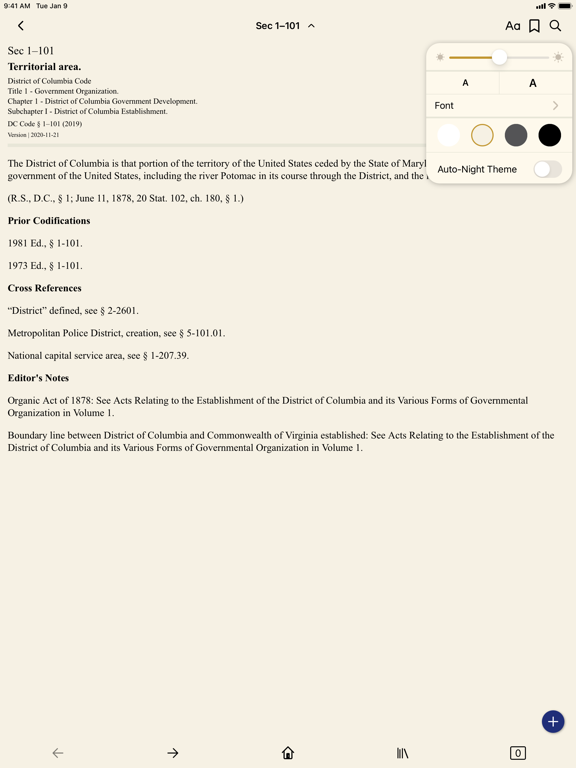 Screenshot #6 pour District Of Columbia Code