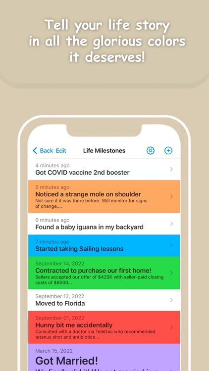 LifeSheet screenshot-3