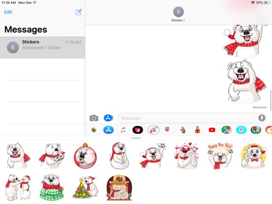 Screenshot #4 pour Christmas Ted Frosty Sticker