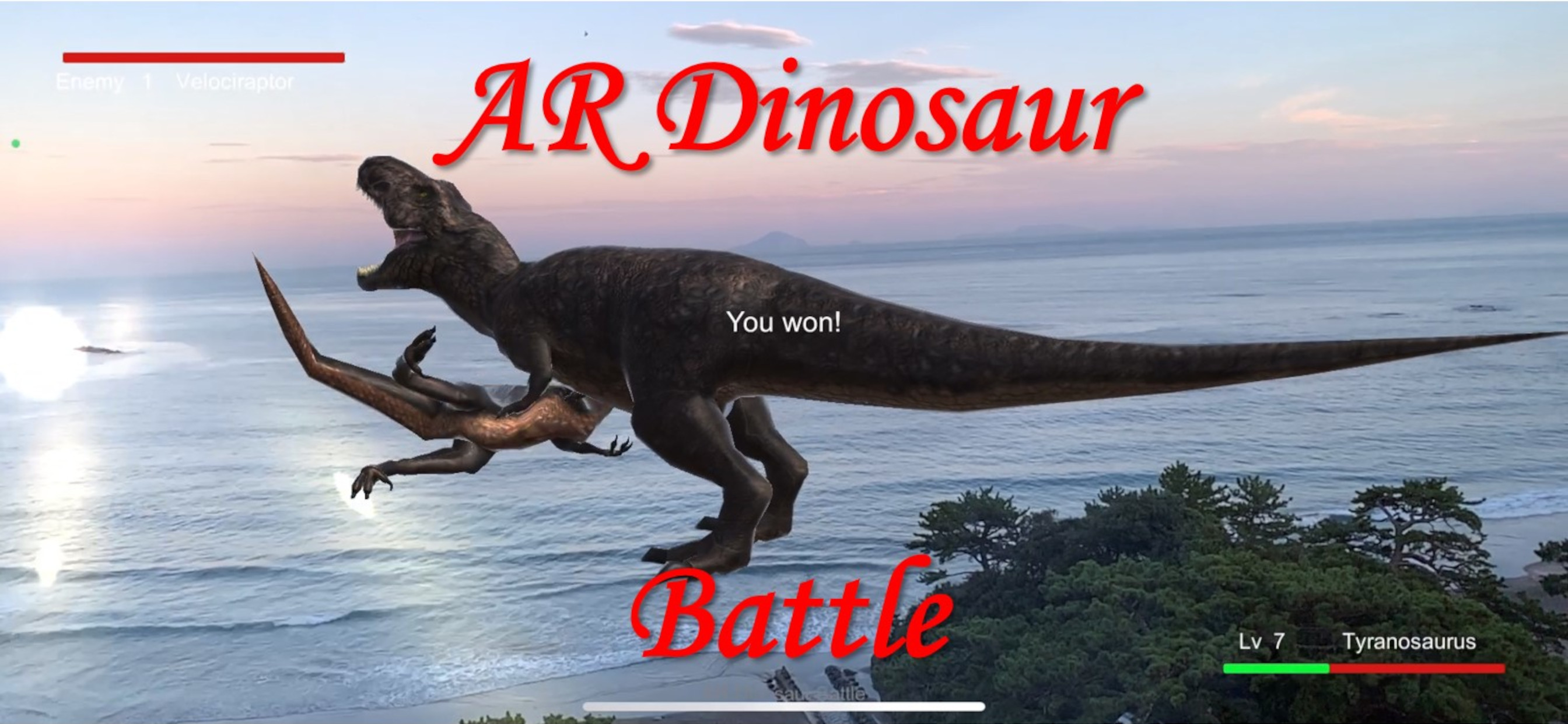 AR Dinosaur Battle (ARDB)