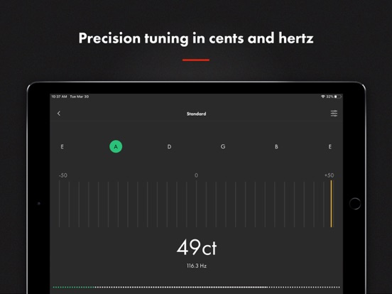 Screenshot #6 pour Fender Tune - Guitar Tuner