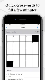 onedown - crossword puzzles iphone screenshot 2